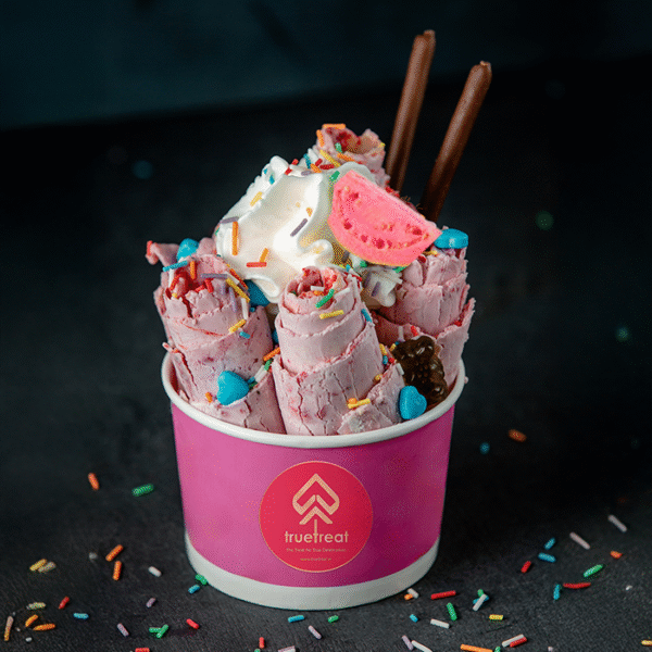 Guava Chilly Roll Icecream