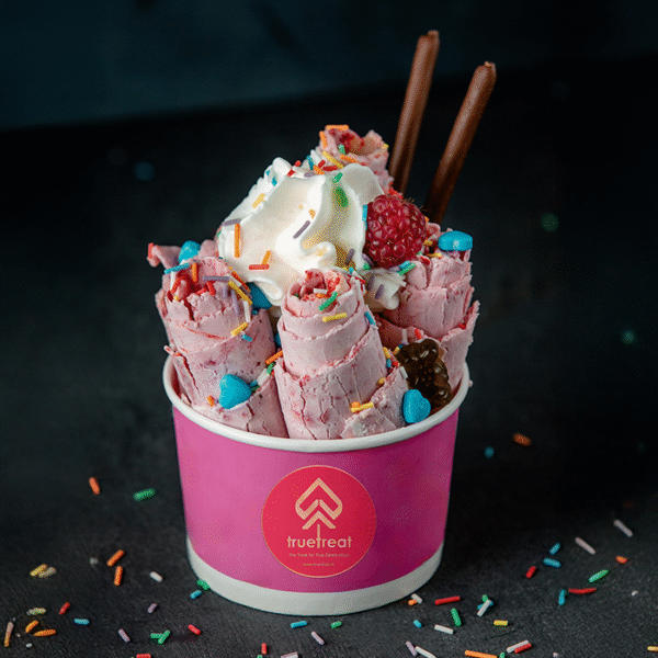 Strawberry Roll Icecream